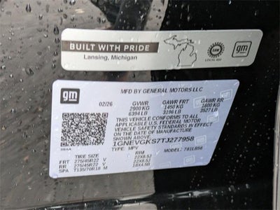 2026 Chevrolet Traverse LT w/2LT