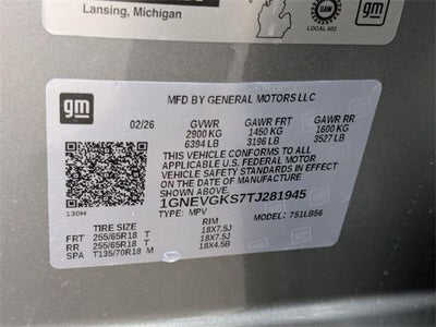 2026 Chevrolet Traverse LT w/2LT