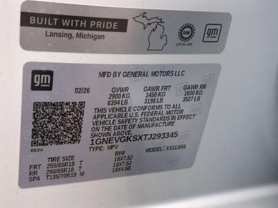 2026 Chevrolet Traverse LT w/2LT