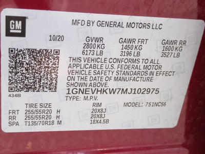 2021 Chevrolet Traverse LT Leather