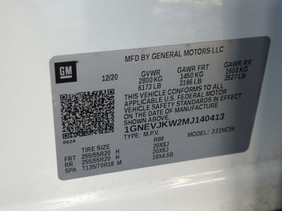 2021 Chevrolet Traverse RS