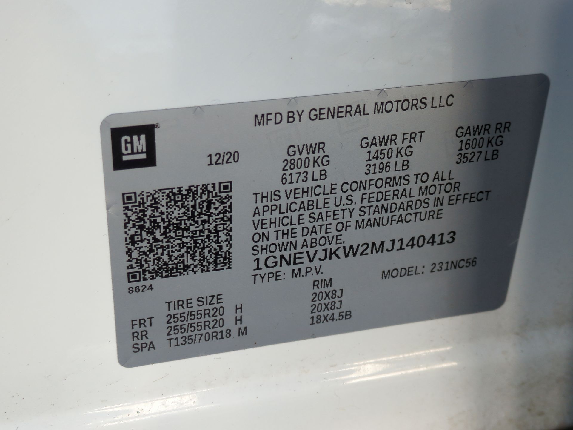 2021 Chevrolet Traverse RS