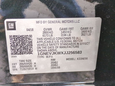 2018 Chevrolet Traverse Premier Redline Edition