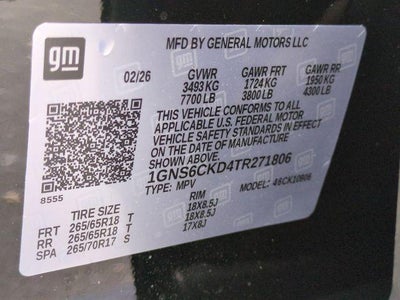 2026 Chevrolet Suburban 4WD LT