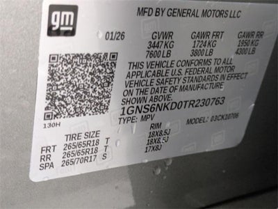 2026 Chevrolet Tahoe 4WD LT