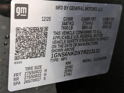 2026 Chevrolet Tahoe 4WD LT