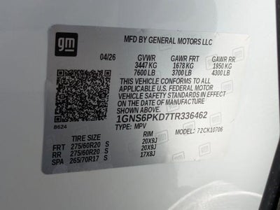 2026 Chevrolet Tahoe 4WD Z71