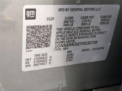 2026 Chevrolet Tahoe 4WD RST