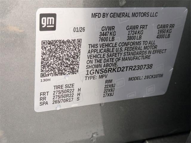 2026 Chevrolet Tahoe 4WD RST