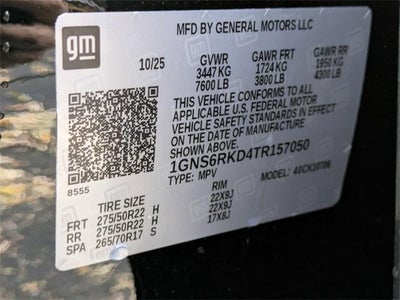 2026 Chevrolet Tahoe 4WD RST