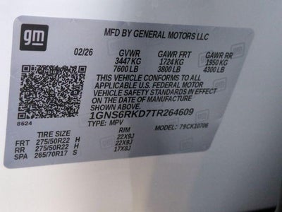 2026 Chevrolet Tahoe 4WD RST