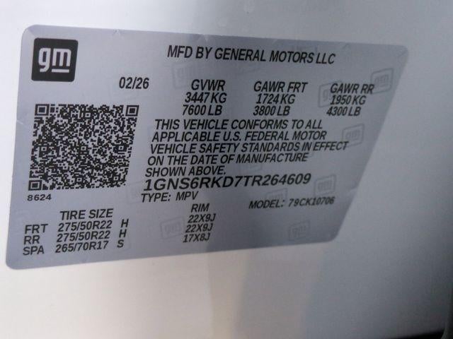 2026 Chevrolet Tahoe 4WD RST