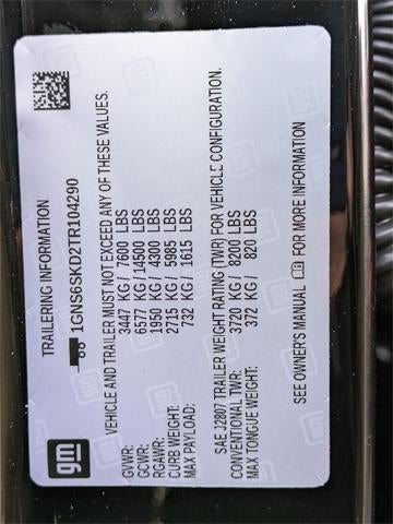 2026 Chevrolet Tahoe 4WD Premier