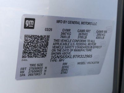2026 Chevrolet Tahoe 4WD Premier