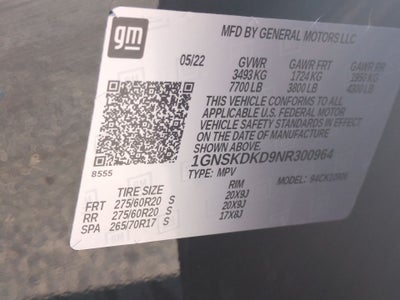 2022 Chevrolet Suburban Z71