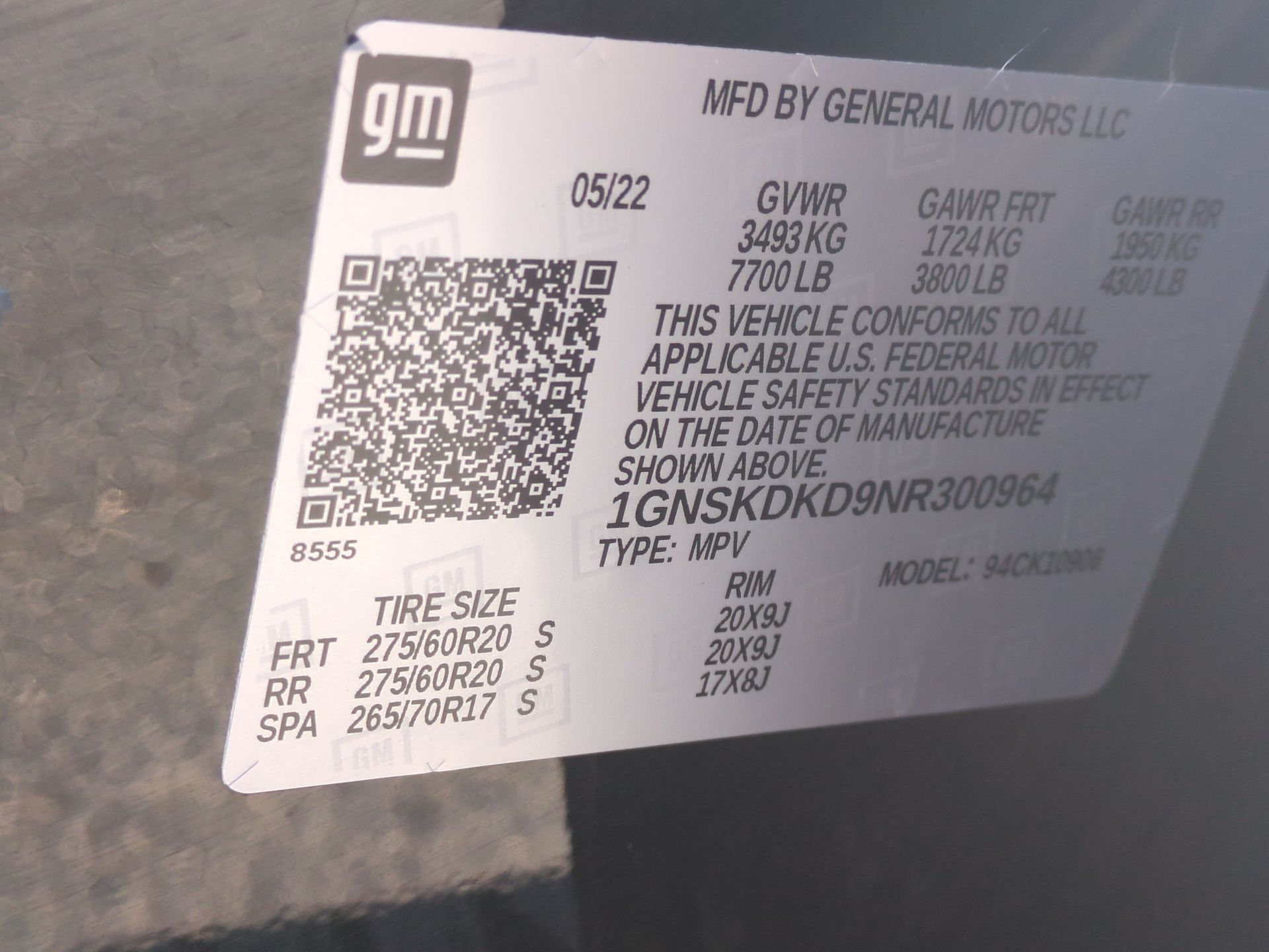 2022 Chevrolet Suburban Z71