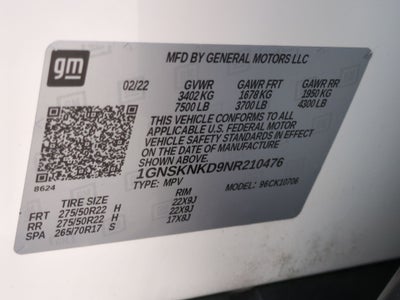 2022 Chevrolet Tahoe LT