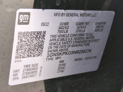 2022 Chevrolet Tahoe Z71