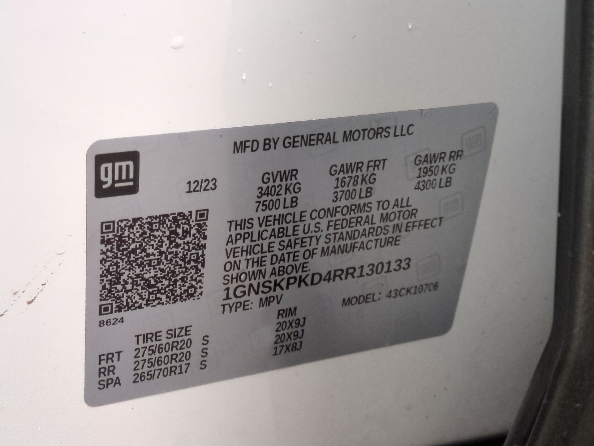 2024 Chevrolet Tahoe Z71