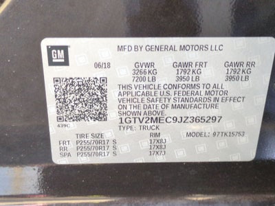 2018 GMC Sierra 1500 SLE