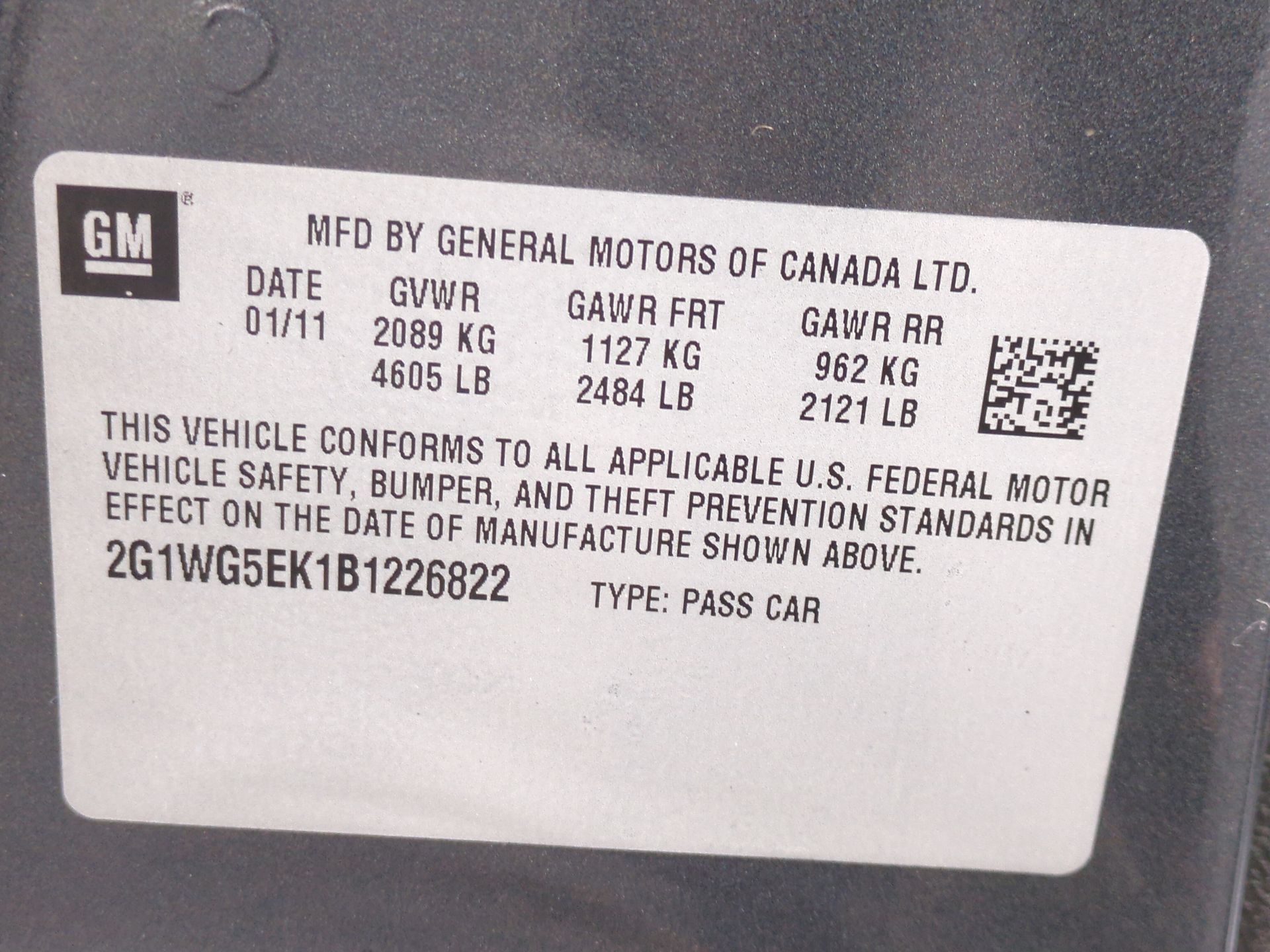 2011 Chevrolet Impala LT Fleet