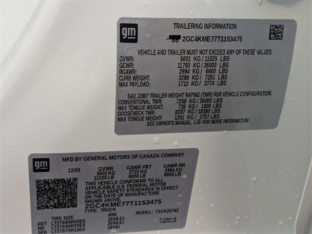 2026 Chevrolet Silverado 2500 HD Crew Cab Standard Box 4-Wheel Drive Custom