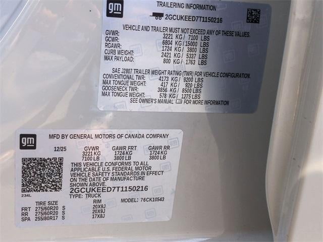 2026 Chevrolet Silverado 1500 Crew Cab Short Box 4-Wheel Drive RST