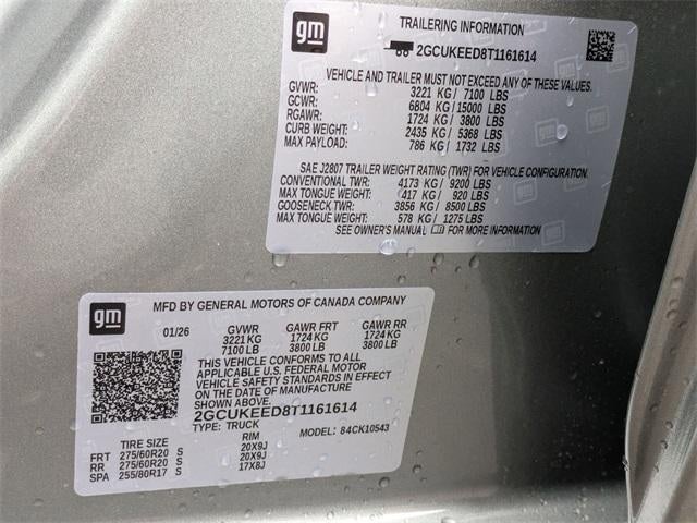 2026 Chevrolet Silverado 1500 Crew Cab Short Box 4-Wheel Drive RST