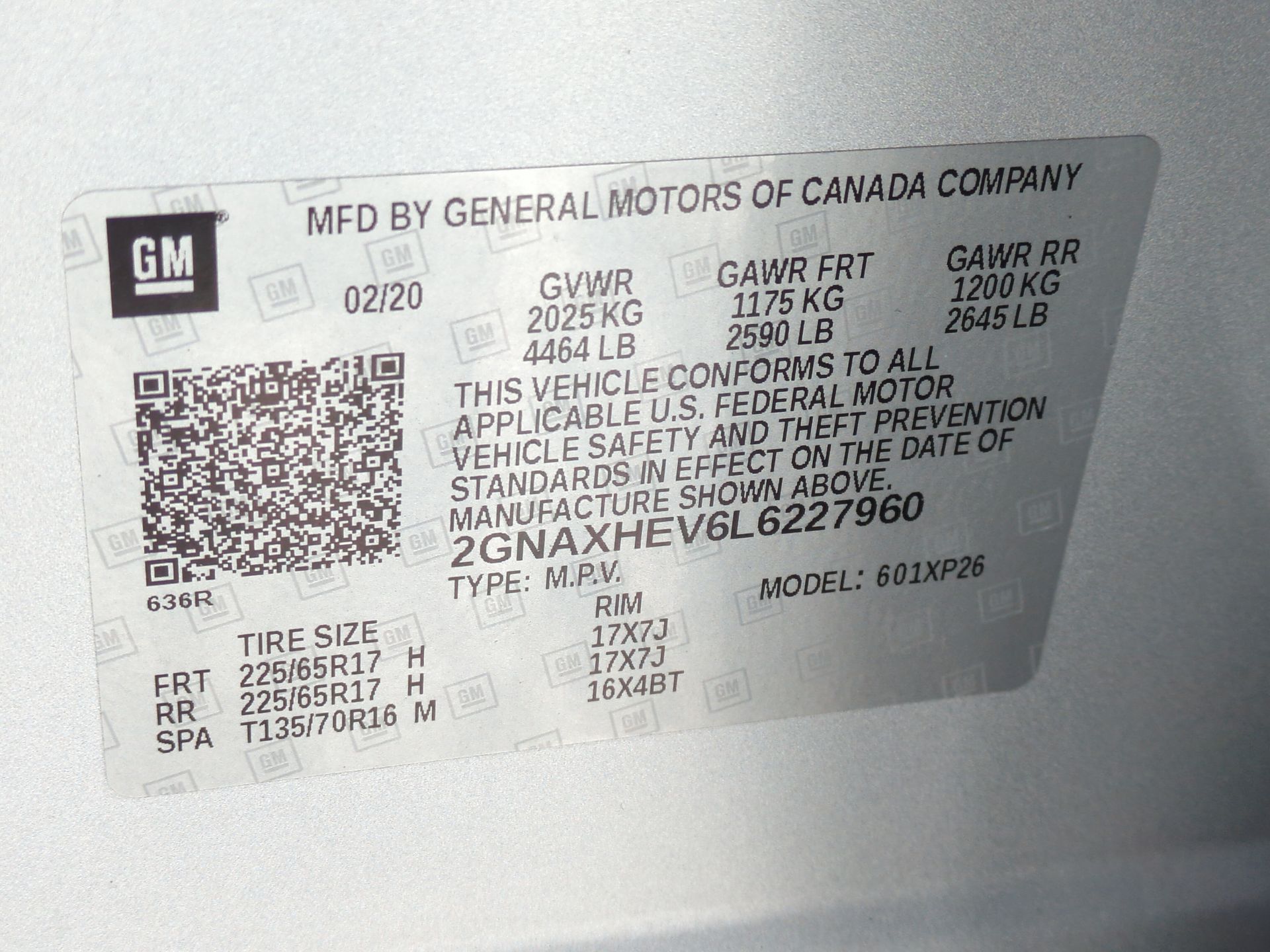 2020 Chevrolet Equinox LS