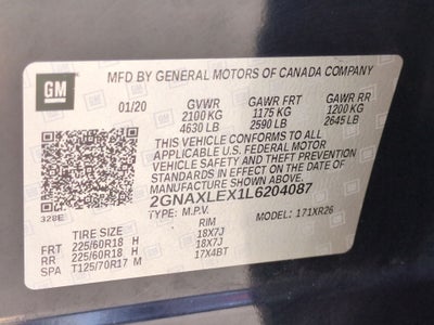 2020 Chevrolet Equinox LT