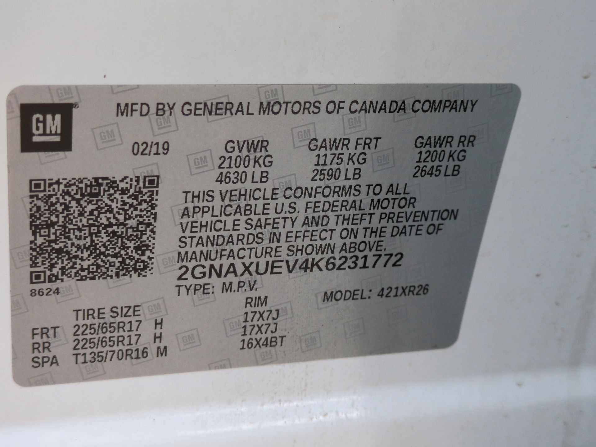 2019 Chevrolet Equinox LT