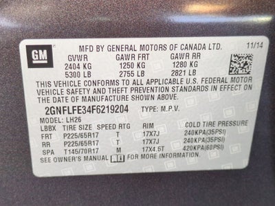 2015 Chevrolet Equinox LT