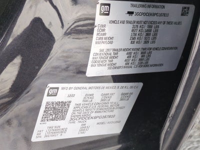 2023 Chevrolet Silverado 1500 Custom Trail Boss