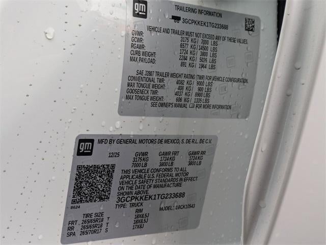 2026 Chevrolet Silverado 1500 Crew Cab Short Box 4-Wheel Drive LT 2FL