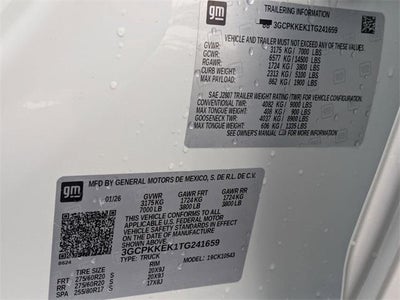 2026 Chevrolet Silverado 1500 Crew Cab Short Box 4-Wheel Drive LT 2FL