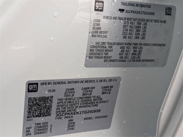 2026 Chevrolet Silverado 1500 Crew Cab Short Box 4-Wheel Drive LT 2FL