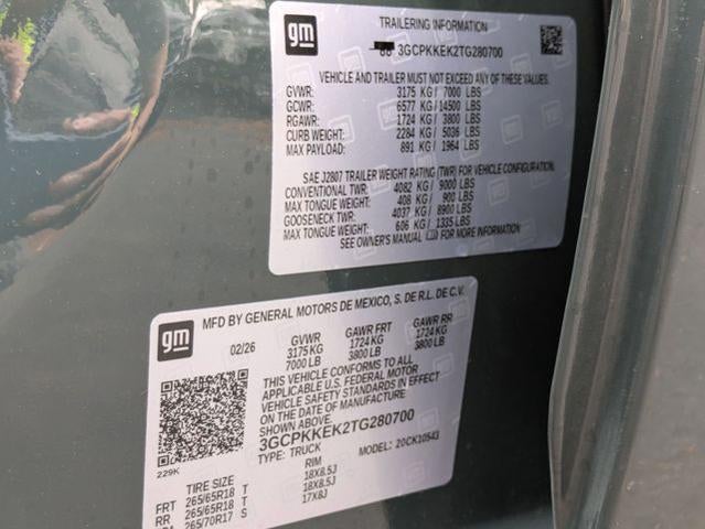 2026 Chevrolet Silverado 1500 Crew Cab Short Box 4-Wheel Drive LT 2FL