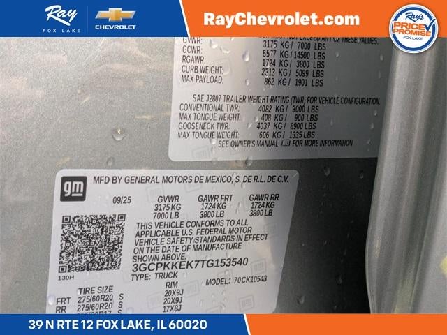 2026 Chevrolet Silverado 1500 Crew Cab Short Box 4-Wheel Drive LT 2FL