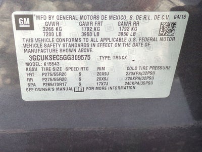 2016 Chevrolet Silverado 1500 LTZ