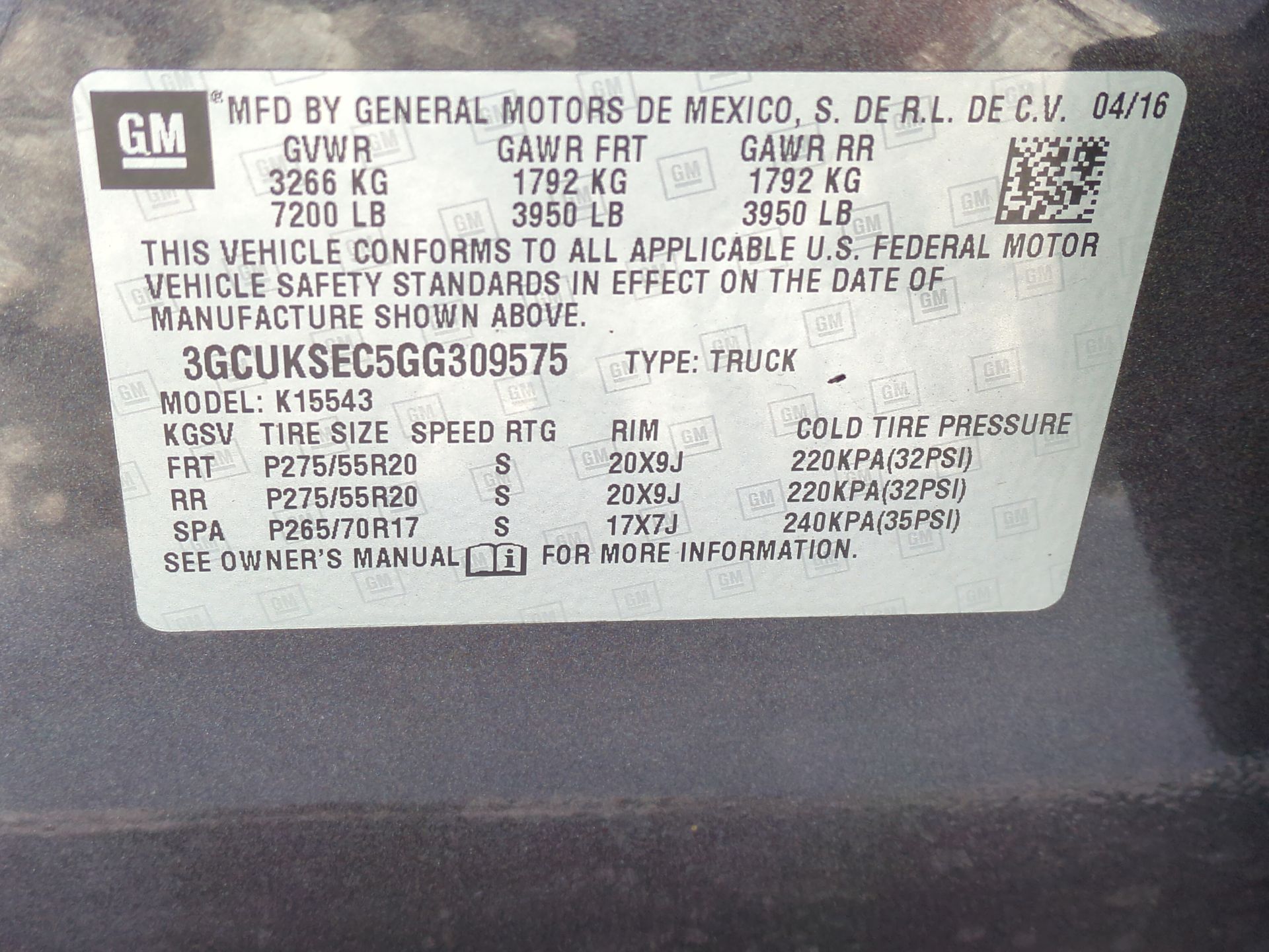 2016 Chevrolet Silverado 1500 LTZ