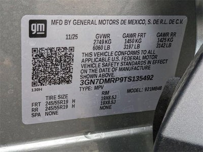 2026 Chevrolet Equinox EV 4dr LT1 w/PCY