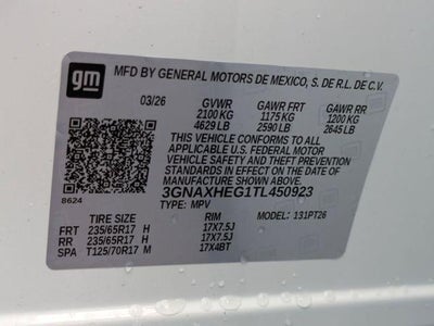 2026 Chevrolet Equinox FWD LT