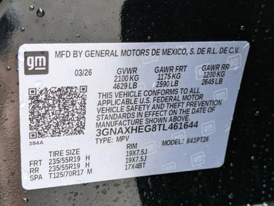 2026 Chevrolet Equinox FWD LT