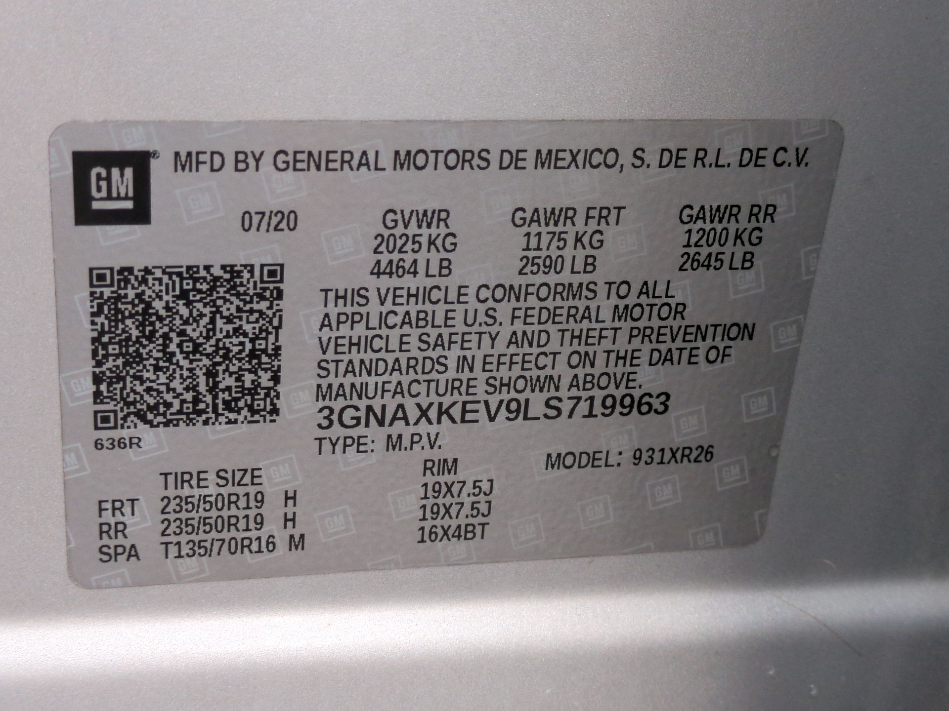 2020 Chevrolet Equinox LT