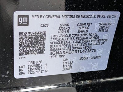 2026 Chevrolet Equinox AWD LT