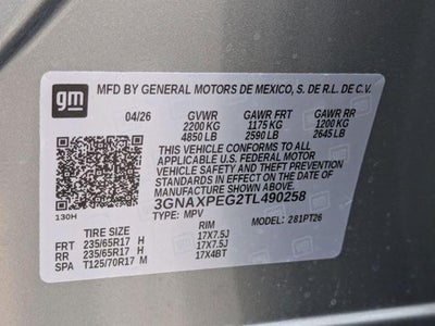 2026 Chevrolet Equinox AWD LT