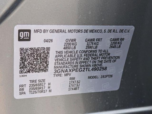 2026 Chevrolet Equinox AWD LT