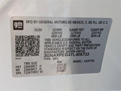 2026 Chevrolet Equinox AWD LT