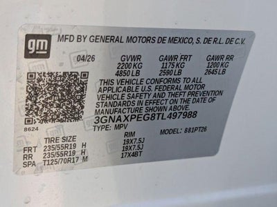 2026 Chevrolet Equinox AWD LT