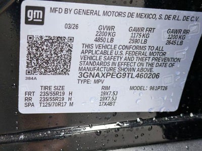 2026 Chevrolet Equinox AWD LT